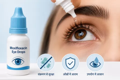 मोक्सीफ्लोक्सासिन आई ड्रॉप्स के उपयोग, फायदे, और खुराक