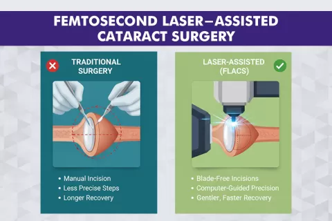 Femtosecond Laser-Assisted Cataract Surgery (FLACS): What to Expect